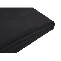 funda reemplazable en tela negra para cama 160 x 200 cm desmontable lavable fitou