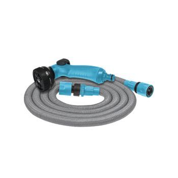 Manguera De Jardín Flexible De 15m Con Pistola