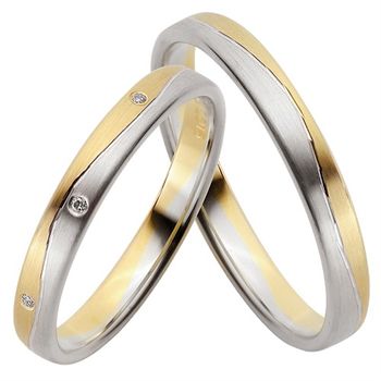 Alianzas oro blanco amarillo 3mm