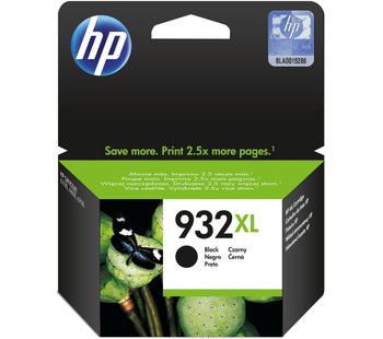 HP 932XL Black Ink Cartridge, Black