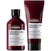 loreal professionnel vitamino color spectrum shampoo 300ml and conditioner 200ml for coloured hair duo