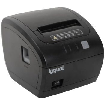 iggual TP7001 Impresora Térmica de Tickets Dual USB+RS232 Negra