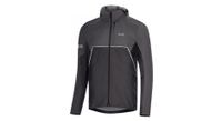 gore wear r7 parcial gore tex infinium chaqueta impermeable con capucha negro gris