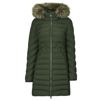 Superdry Abrigo de plumas FUJI HOODED MID FAUSSE FOURRURE para mujer