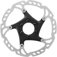 shimano disco de freno sm-rt76 6 agujeros 180 mm plata negro