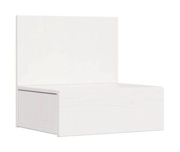 Mesita de noche mesilla de noche - 42 x 32.5 x 40 cm madera maciza de pino
