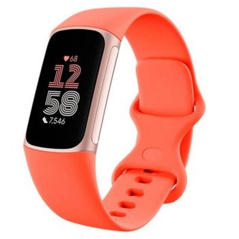 Fitbit Charge 6 Pulsera de Actividad AMOLED GPS NFC Sensor Óptico Coral Oro 7 Días