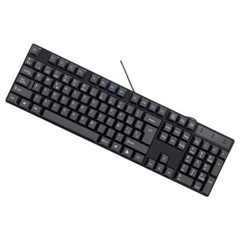 Teclado USB ESPAÑOL, 104 Teclas, conexión USB. TRICOM