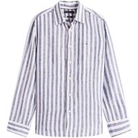tommy hilfiger camisa manga larga bengal para hombre