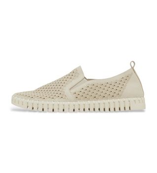 Ilse Jacobsen para hombre. TULIP140MEN Alpargatas Tulip beige (44), Plano, Ninguno, Casual, Nylon
