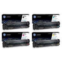 original multipack hp colour laserjet pro mfp m282nw printer toner cartridges 4 pack -w2210a