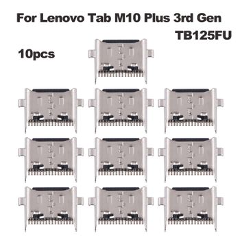 10 Uds conector de puerto de carga para Lenovo Tab M10 Plus 3. a generación TB125FU 10 Uds conector de puerto de carga