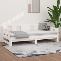 sofa cama  cama para adultos extraible madera maciza de pino blanco 2x80x200 cm cfw913790