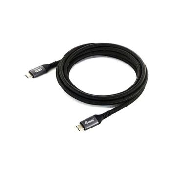 Cable USB-C Equip 128382 USB4 Gen 2x2 2m 20Gbps PD 100W 4K60Hz Negro
