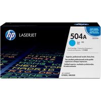 hp laserjet 504a cyan print cartridge with colorsphere toner ce251a