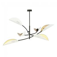 lampara de arana flik blanco 6 luces
