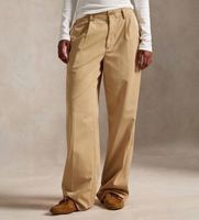 polo ralph lauren para mujer 211a96676001 pantalon relajado khaki 40 marron beige casual algodon