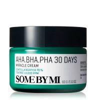 some by mi cosmetica facial aha bha pha 30 days miracle cream crema facial exfoliante suave con acido salicilico y centella