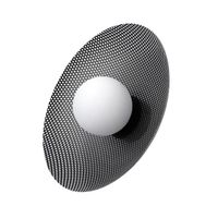 aplique de pared jovra negro