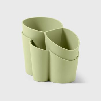 Escurridor de cubiertos de polipropileno verde