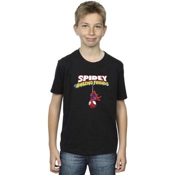 Marvel Tops y Camisetas Hanging Upside Down para niño