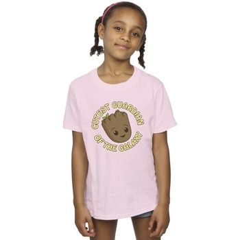 Marvel Camiseta I Am Groot Cutest Guardian para niña
