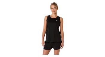 Camiseta de  strong tirantes  strong  asics core run negra mujer