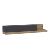 mueble tv major antracita nogal