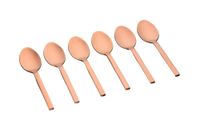 juego de 6 cucharillas emund - cobre