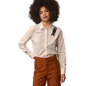 Minueto Camisa Moggie Shirt - White para mujer