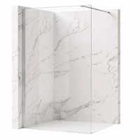pared de la ducha rea flexi transparent chrome 70