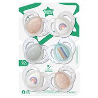 tommee tippee night time 6-18 months soothers