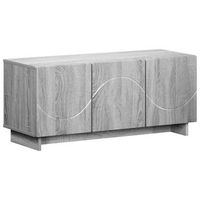soporte de tv 90 x 345 x 40 cm sonoma gris vidaxl