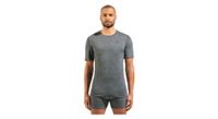 camiseta tecnica odlo merino 160 gris natural