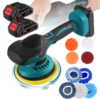 pulidor de coche inalambrico 6 engranajes ajustable electrico encerado lijado sellado herramienta electrica compatible con pin de bateria makita de 18v