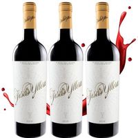 jesus yllera - vino tinto crianza ribera del duero - tempranillorcabernet - pack 3 botellas 75 cl - 89 vol