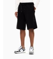 ea7 para hombre 7m001491af17787 pantalones cortos logo series m negro l deportivo algodon running sportswear clasico multideporte