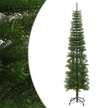 Árbol De Navidad | Decoraciones De Navidad Artificial Estrecho Con Soporte Pe 240 Cm Cfw572868