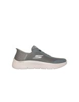zapatillas skechers go walk flex - grand entry olive knit mujer