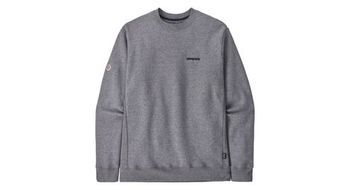 Patagonia fitz roy  p   strong icon uprisal   strong   p crew sudadera unisex gris