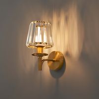 aplique metal y cristal  245 cm