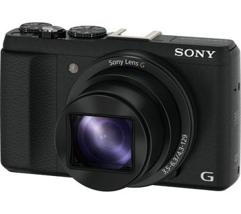 SONY Cyber-shot DSC-HX60B Superzoom Compact Camera - Black, Black