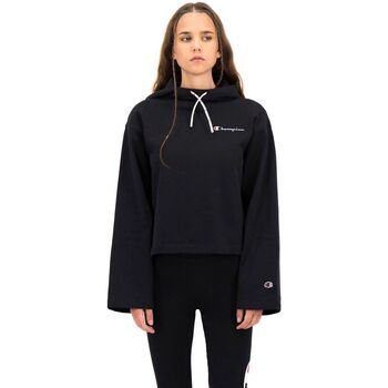 Champion Jersey Felpa Logo Retro Cappuccio Black 113186 para mujer