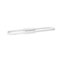 lampara led para cuadros y espejos de metal horizontal moderno blanco midou