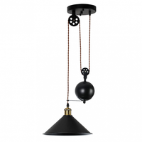 fabrilamp colgante triguero e27 negro 295d