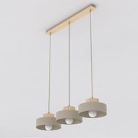 lampara colgante laba moca 3 luces