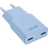 cargador rapido usb-c inline 30w gan con 2 puertos power delivery