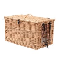 aumuller wicker basket cat den - 30 x 53 x 39cm l x w x h