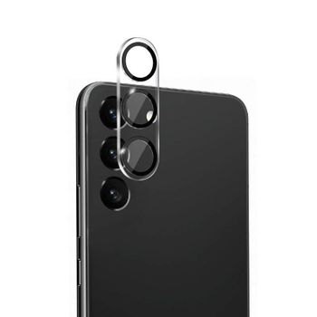Protector de cámara Crong para Samsung Galaxy S23, vidrio templado 9H, transparente