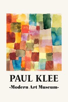 Cuadro paul klee museo de arte moderno impresión sobre lienzo 60x90cm